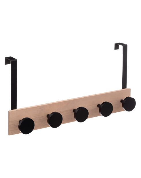 5 Patères en bois