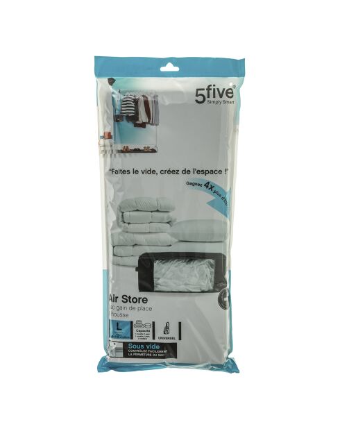 Housse rangement sous vide L - 24x3x53 cm