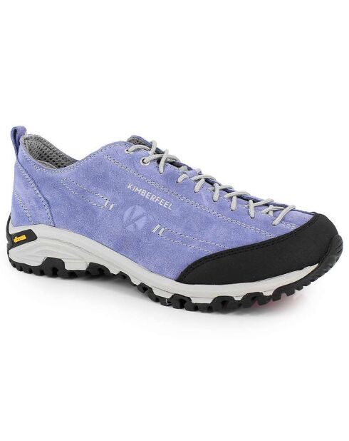 Zapatillas Belinda de piel aterciopelada lila