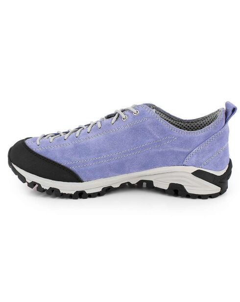 Zapatillas Belinda de piel aterciopelada lila