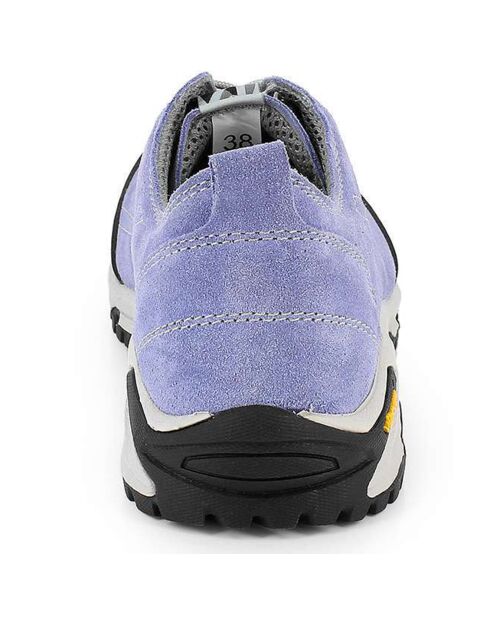 Zapatillas Belinda de piel aterciopelada lila