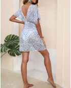 Robe Amina bleue