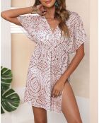 Robe Amina marron