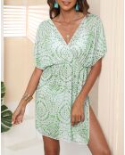 Robe Amina verte