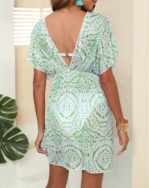 Robe Amina verte