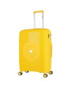 Valigia Orion Yellow Medium Stay 4 ruote singole 65 cm