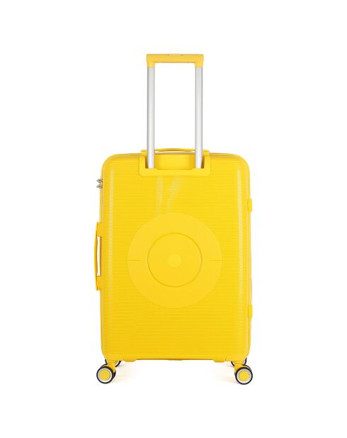 Orion Mittelgroßer Reisekoffer mit 4 Einzelrollen, 65 cm, Gelb