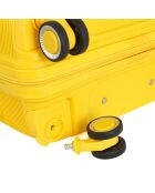 Valigia Orion Yellow Medium Stay 4 ruote singole 65 cm