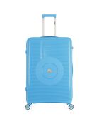 Orion Blue Langstreckenkoffer mit 4 Einzelrollen, 75 cm