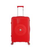 Orion Mittelklasse-Koffer mit 4 Einzelrädern, 65 cm, rot