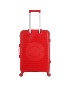 Orion Mittelklasse-Koffer mit 4 Einzelrädern, 65 cm, rot
