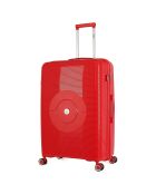 Orion Long Stay koffer met 4 wielen en enkele wielen 75 cm rood