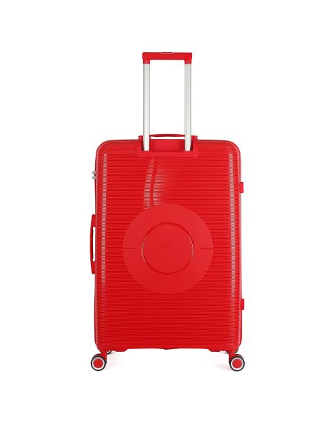 Orion Long Stay koffer met 4 wielen en enkele wielen 75 cm rood