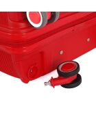 Orion Long Stay koffer met 4 wielen en enkele wielen 75 cm rood