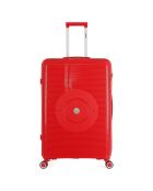 3 rote Orion-Einzelkoffer mit 4 Rädern, 75/65/56 cm
