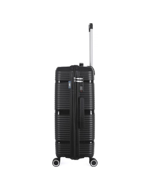 Valise Long Séjour 4 roues simples 75 cm Centaure noire