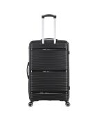 Valise Long Séjour 4 roues simples 75 cm Centaure noire