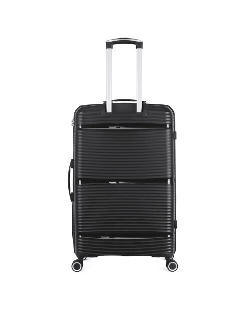 Valise Long Séjour 4 roues simples 75 cm Centaure noire
