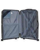 Valise Long Séjour 4 roues simples 75 cm Centaure noire