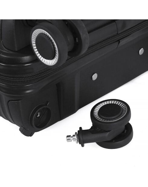 Valise Long Séjour 4 roues simples 75 cm Centaure noire