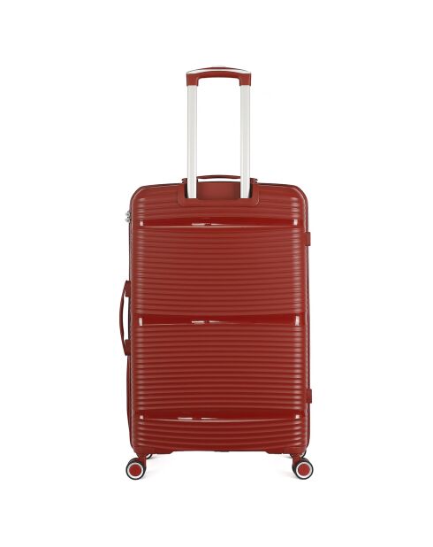 Maleta Long Stay 4 ruedas individuales 75 cm Centaure rojo burdeos