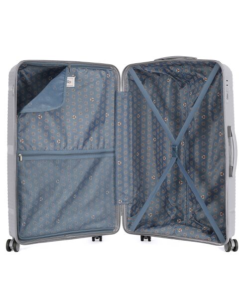 Valigia Long Stay 4 ruote singole 75 cm Centaur grigio