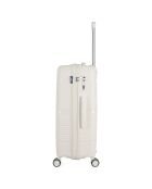 Valise Moyen Séjour 4 roues simples 65 cm Centaure blanche