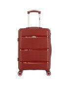 Kabinenkoffer 4 Einzelräder 55 cm Centaure rot burgunderrot