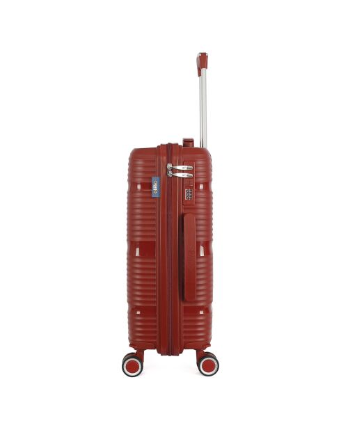 Maleta de cabina 4 ruedas individuales 55 cm Centaure rojo burdeos