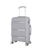 Kabinenkoffer 4 Einzelräder 55 cm Centaur grau