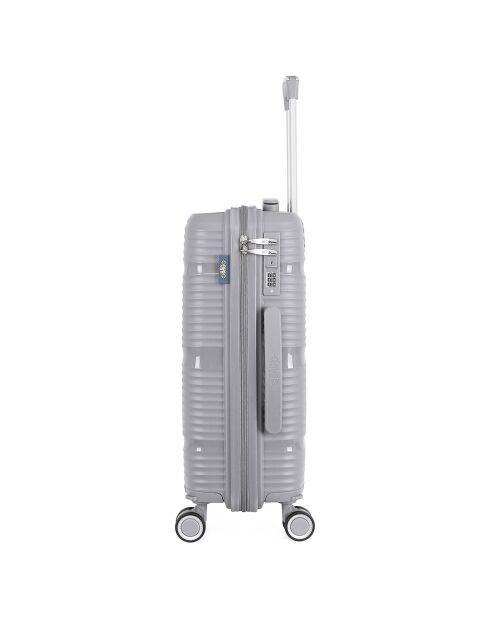 Maleta de cabina 4 ruedas individuales 55 cm gris centauro