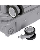 Kabinenkoffer 4 Einzelräder 55 cm Centaur grau