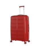 3 eenvoudige koffers met 4 wielen Andromeda 75/65/56 cm donkerrood