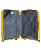 Valigia Long Stay 4 ruote semplici 75 cm Gialla Andromeda