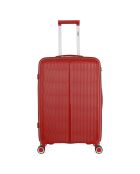 Medium Stay Koffer 4 enkele wielen 65 cm Andromeda donkerrood