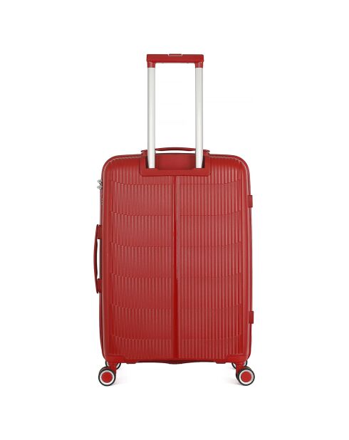 Medium Stay Koffer 4 enkele wielen 65 cm Andromeda donkerrood