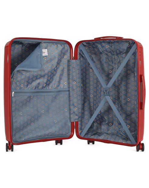 Medium Stay Koffer 4 enkele wielen 65 cm Andromeda donkerrood