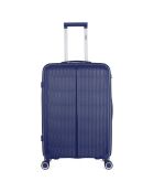 Mittelgroßer Reisekoffer 4 Einzelräder 65 cm Andromeda marineblau