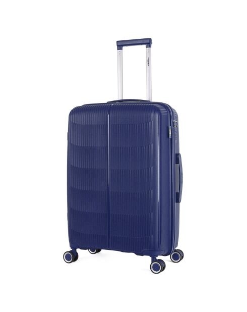 Medium Stay Koffer 4 enkele wielen 65 cm Andromeda marineblauw