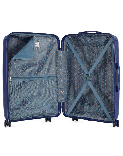 Medium Stay Koffer 4 enkele wielen 65 cm Andromeda marineblauw