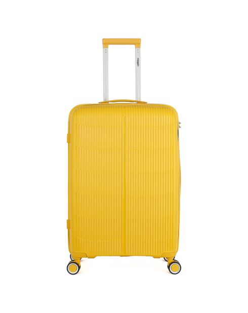 Valigia Medium Stay 4 ruote singole 65 cm Gialla Andromeda