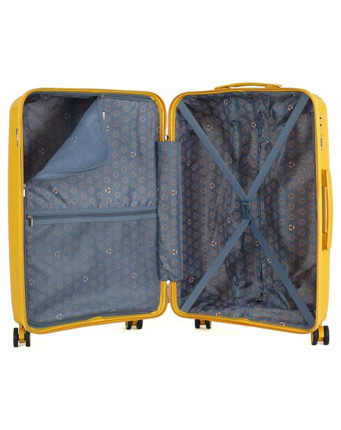 Valigia Medium Stay 4 ruote singole 65 cm Gialla Andromeda