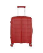 Valise Cabine 4 roues simples 56 cm Andromède rouge foncé