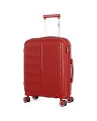 Valise Cabine 4 roues simples 56 cm Andromède rouge foncé
