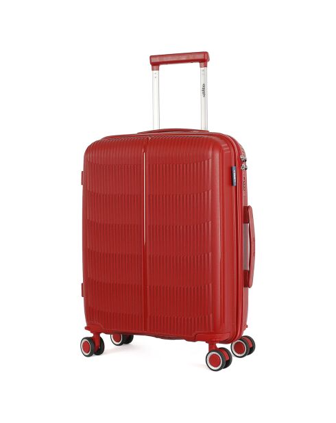Valigia da cabina 4 ruote singole 56 cm Andromeda rosso scuro