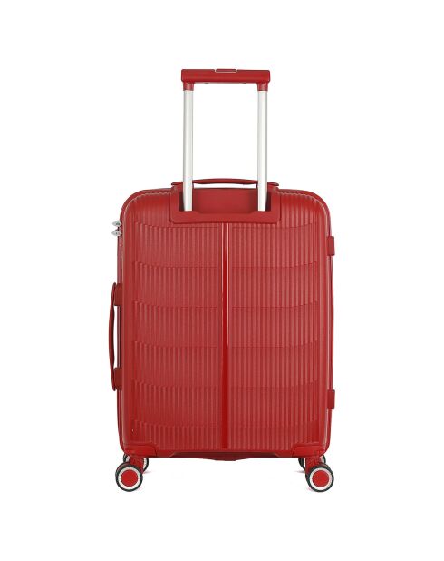 Valise Cabine 4 roues simples 56 cm Andromède rouge foncé