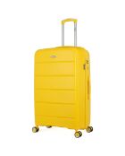 Valise Long Séjour 4 roues simples 75 cm Phenix jaune