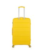 Valise Long Séjour 4 roues simples 75 cm Phenix jaune