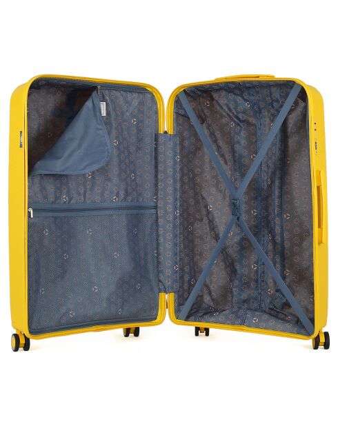 Valise Long Séjour 4 roues simples 75 cm Phenix jaune