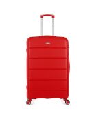 Valigia Long Stay 4 ruote singole 75 cm Phenix rossa